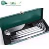 SATA 14-Piece Extra Long Ball End Hex Key Set, Metric