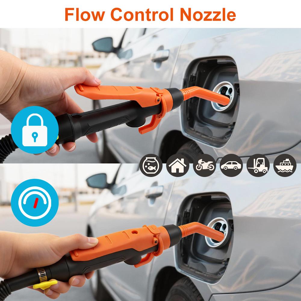 Portable Vacuum Pumps Water And Oil Absorption Fuel Tank Tools Sucking Pipe Car Gas Oil Pump For SUV Truck RV Boat