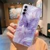 Pink Leopard Phone Case For Samsung Galaxy A56 A16 A17 A07 A06 A37 A57 A32 A22 A26 A36 Marble Artistic Transparent Clear Cover