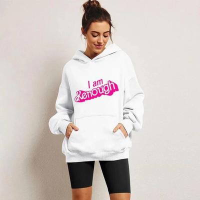 Dames Barbiecore Movie Kenough Sweatshirts Heren Mode Grafisch Bedrukt Harajuku Streetwear Capuchon Truien