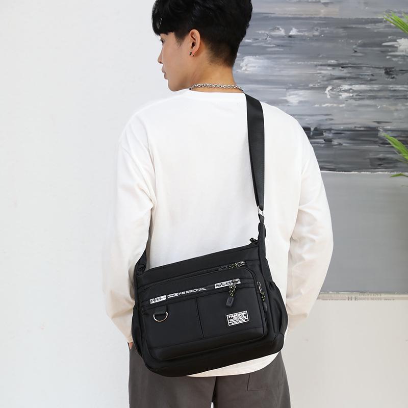 2025 Men's Large Capacity Wear-Resistant Multi-Pocket Shoulder and Messenger Backpack