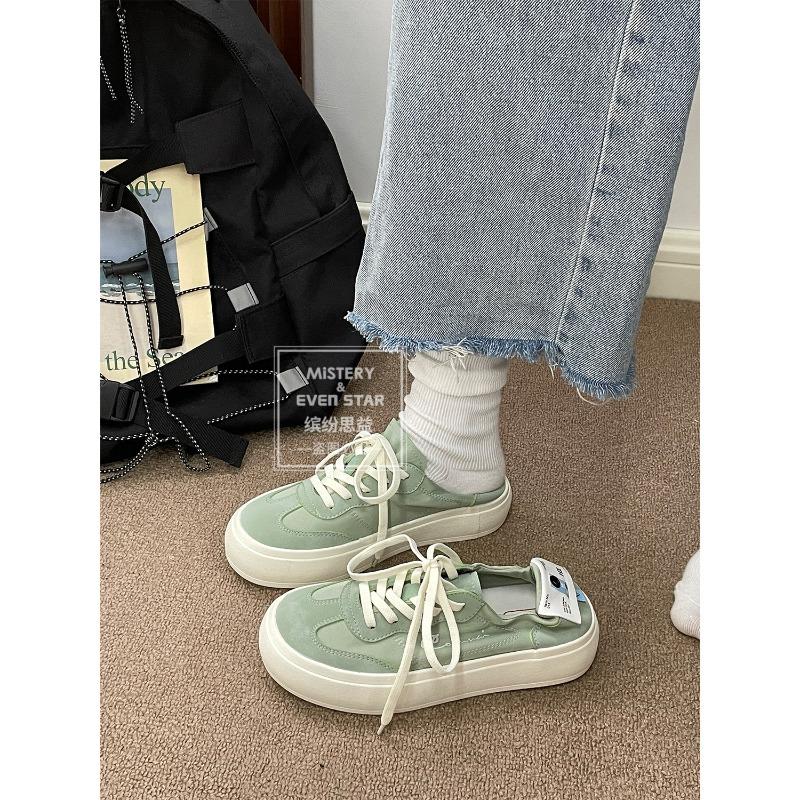 Summer new thick-soled low-top two-wear casual sports women's shoes 823