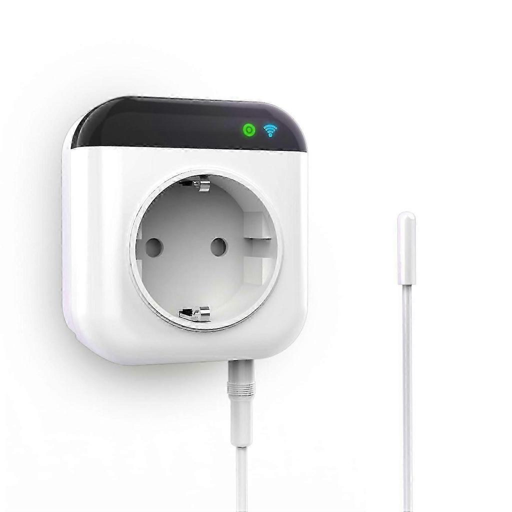Smart Wifi Thermostat Programmable Power Outlet with App Remote Control Radio Plug