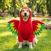 Big Eyed Turkey Shaped Turkey Pet Costume Wings Turkey Cosplay Clothes Plush Dog Coat  Festival