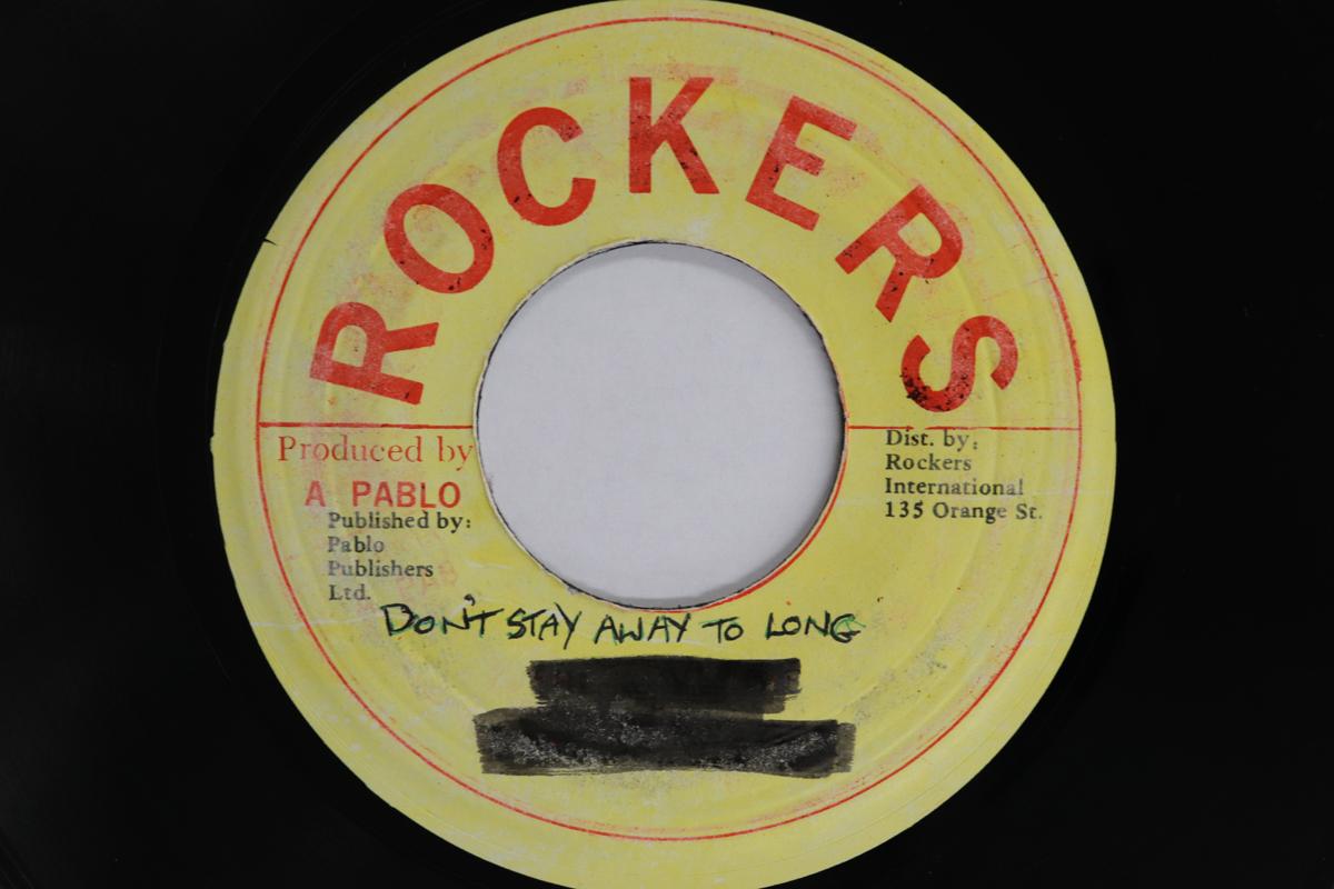 

7inch Record HUGH MUNDELL Dont Stay Away Too Long NONE ROCKERS Jamaica Reggae Ska Dub Used