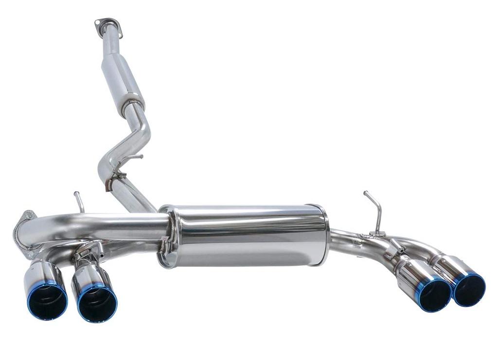 HKS Automotive Sports Muffler Liga Max Premium Subaru Impreza GRF GRB Vehicle Inspection Compatible Intake and Exhaust System Parts 31021-AF014