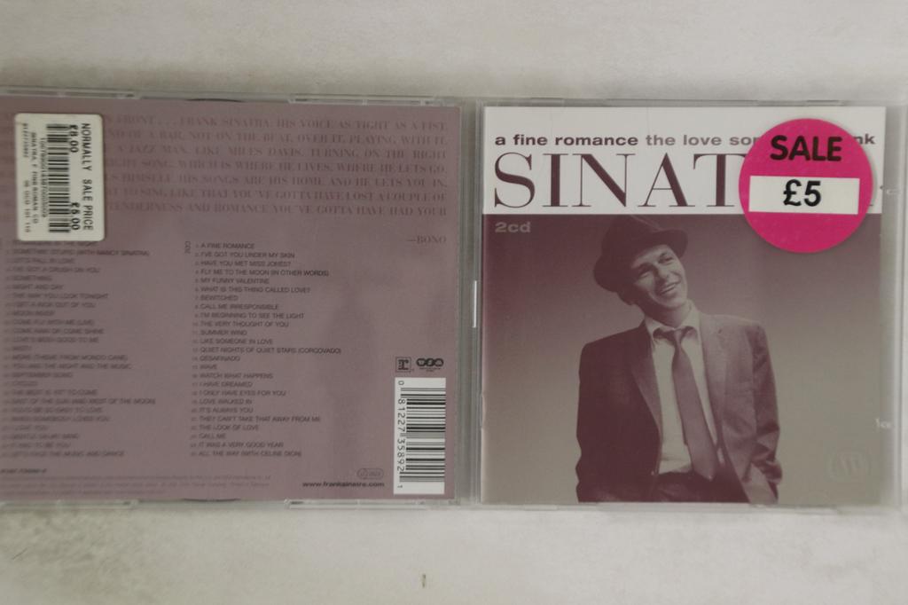 CD FRANK SINATRA - A Fine Romance Love Songs Of Frank  8122735892 REPRISE 2002 Europe Jazz Used