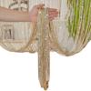 Polyester Elegant Crystal Bead Door Curtain For Bedroom Partition Wedding Or Room Decoration