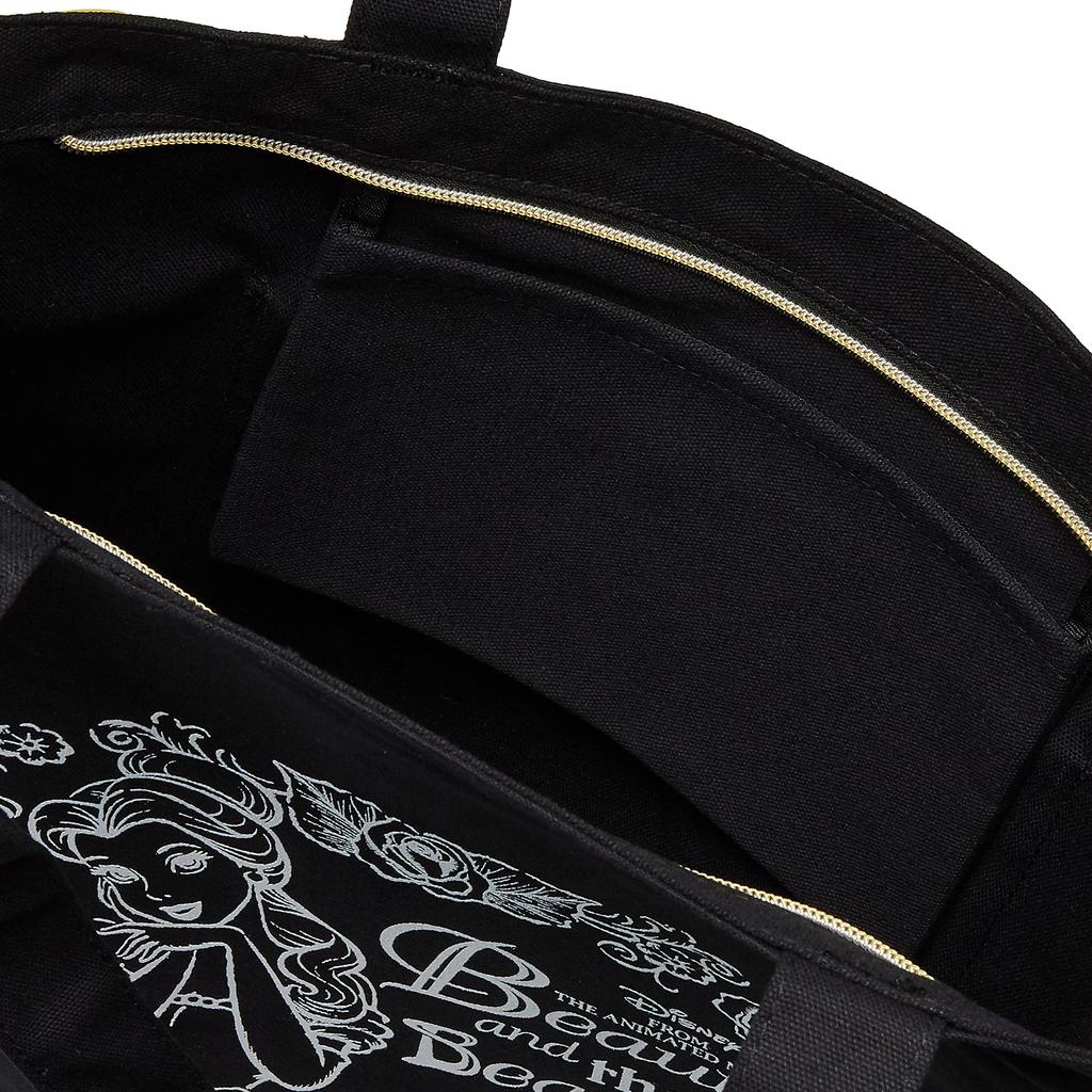 Hapitas Disney Tote Bag 6058 Disney Princess Belle Black PS17