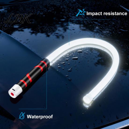 High Medium Low Brightness Light Flexible LED Work Light, 22 Inch Bendable Gooseneck for Car Workshop Portable Lighting Repair, Rechargeable Underhood