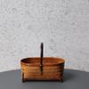 Ru Han Handmade Bamboo Woven Lacquer Basket
