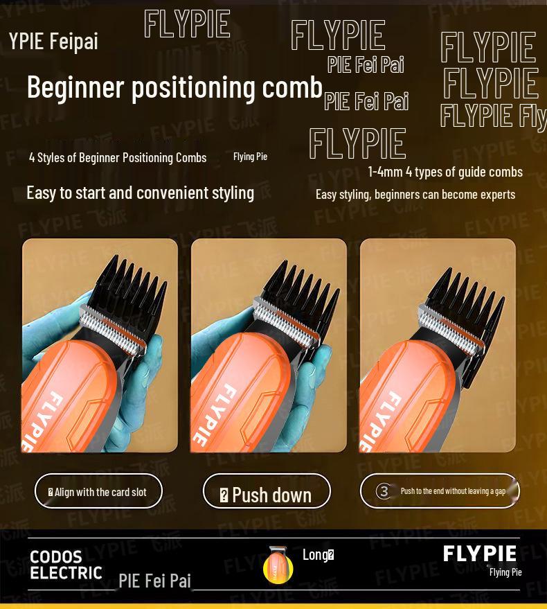 Wireless Digital Display Hair Clipper - Rechargeable Electric Barber Tool for Salon & Home Use