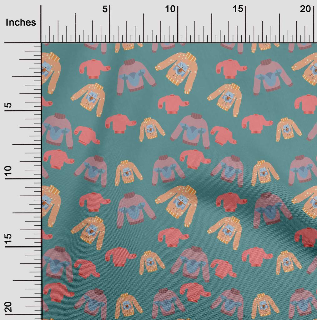 oneOone Cotton Flex Baby Pink Fabric Clothes Kids Sewing Craft Projects Fabric Prints By Yard 40 Inch