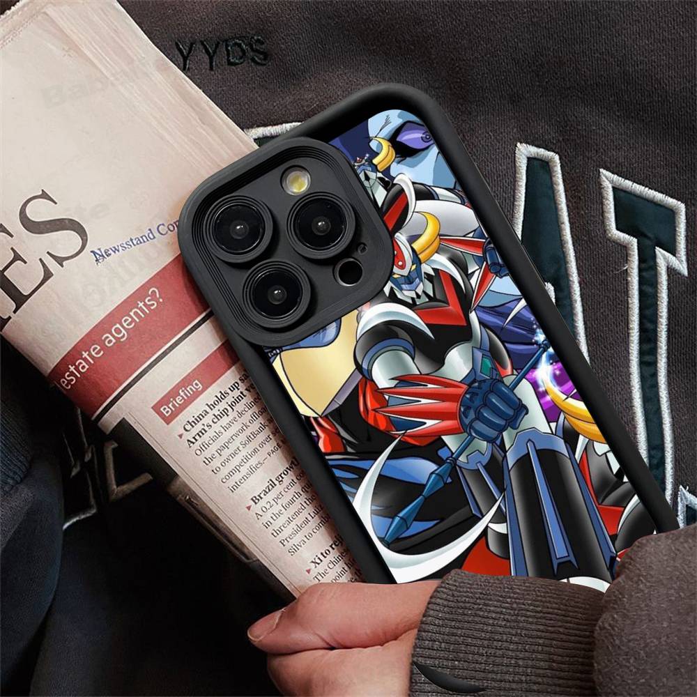 UFO R-Robot G-Goldorak Phone Case For IPhone 17 16 15 14 13 12 11 Pro Max Plus Mini Luck Cover