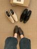 Fashion Mules Women Covered Toe Heels Slippers Female Outdoor Summer Sliders High Quality Flat Heels Casual Outdoor Dress Mules Shoes