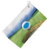 Microfiber Golf Ball Cleaning Towel with Clip Sublimation Blank Golf Towel