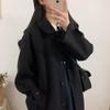 Women's Plus Size Mid-Length Wool Coat - New Korean Style for Autumn/Winter