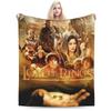 Pătură Imprimată Gollum Lord of the Rings Pentru Bărbați Femei Caldă Confortabilă Pufoasă Pături Aruncate pentru Canapea 50x60 Inch Multi-dimensiune