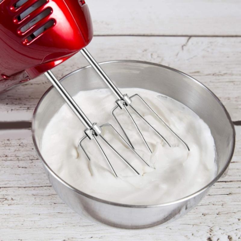 Set of 2 Electric Food Mixer Heads Handheld Egg Beater Heads Stainless Steel Egg Mixer Accessories Egg Beater Part