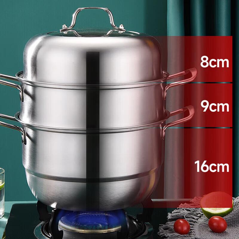 Hanle Multi-functional Stainless Steel Steamer Soup Pot