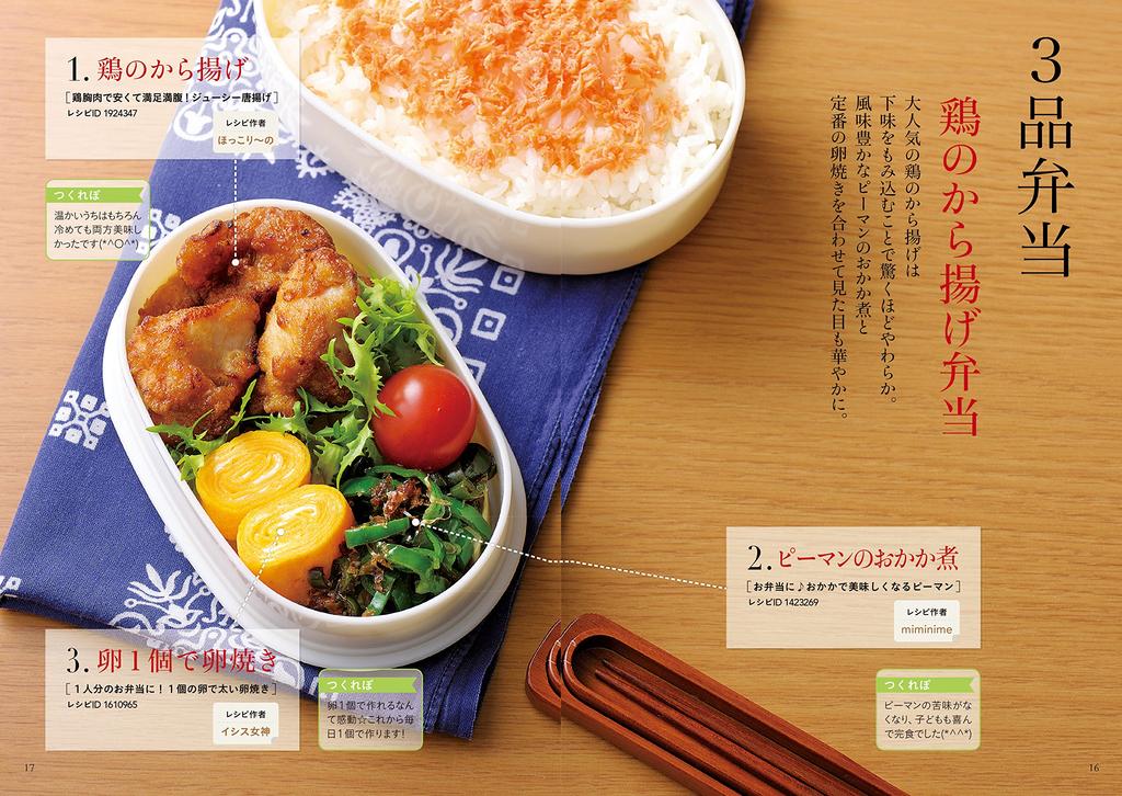 delicious selection of bento Cookpad's recipes!