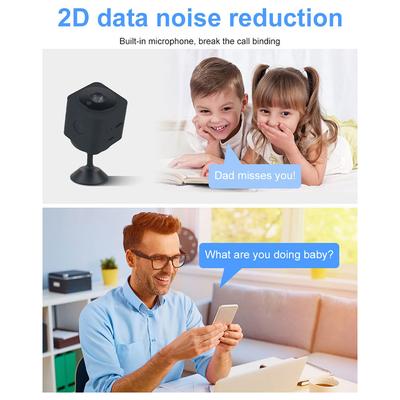 Mini 1080P bezdrátový monitor Kamera Inteligentní WiFi Kamera Vestavěná baterie Mikrofon podporuje noc