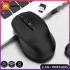 Xiaomi Bluetooth-kompatibel trådløs mus 2,4G Oppladbar trådløs datamus USB Stille spillmus for PC Laptop Macbook Nettbrett