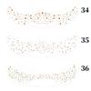 6Pcs Long Lasting Freckle Tattoo Sparkle Face Tattoo Sticker Fashion Face Temporary Tattoo  Party