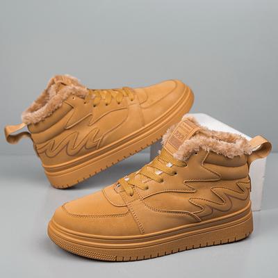High-Top Sports Board Schuhe Retro Plateau Britischer Stil Herbst und Winter Neu Outdoor Freizeit Baumwollschuhe