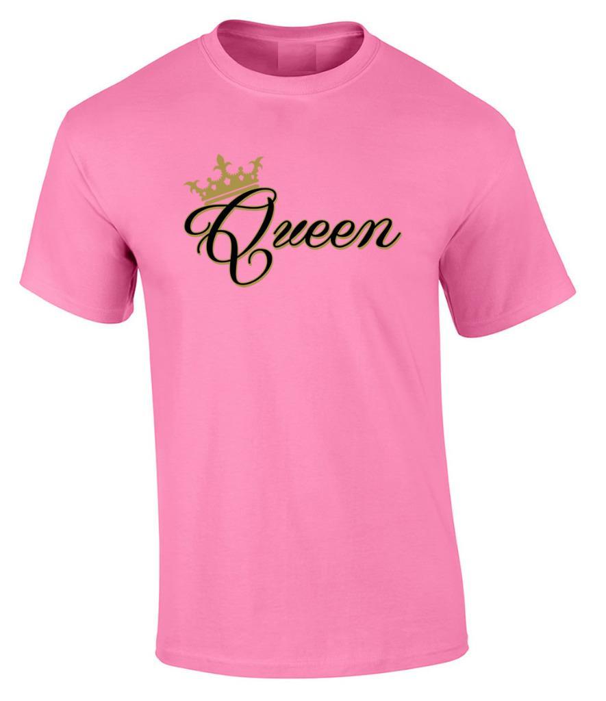 Queen Crown T-Shirt Girlfriend Wife Mom Tee S