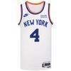 NBA New York Knicks Rose 4th 2021 To 2022 Season 75th Anniversary Retro Crew Neck Sleeveless Basketball Jersey Men Jersey DB4122-100