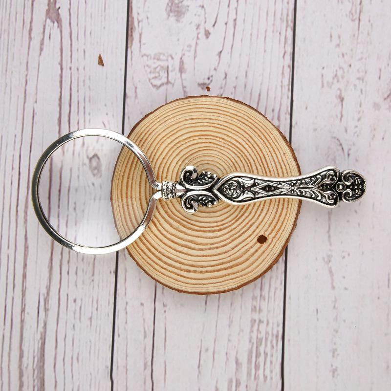 

Vintage Metal Handle Reading Magnifying Glass, Portable Handheld Magnifying Glass