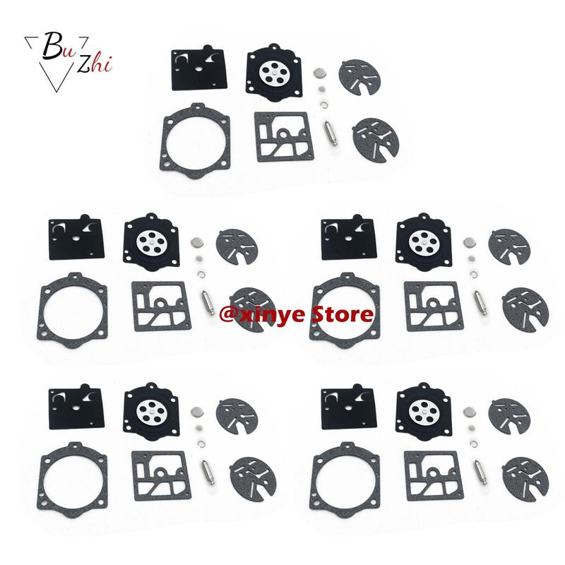 5X Carburetor Rebuild Kit For Homelite Super 2 VI 2 F XL VI EZ K10-HDC K10HDC ST 160 180 200 Stihl Chaaw 015 015 AV 015 L