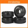 Robust 2.2' Climbing Pit Bull Tires Wheels T3021 4p For Rc 1/10 D90 Scx10 Rock Crawler