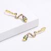 Personality Unique Handmade Enamel Serpentine Women's Earrings High-quality Party Jewelry Punk Style Accessories Fashionable Women's Jewelry