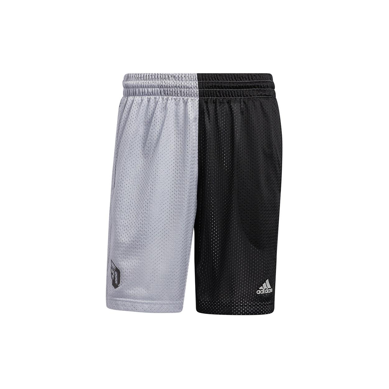 adidas Dame Vis Short Casual Basketball Colorblock Sports Shorts Black Gray Men s GP5156 L