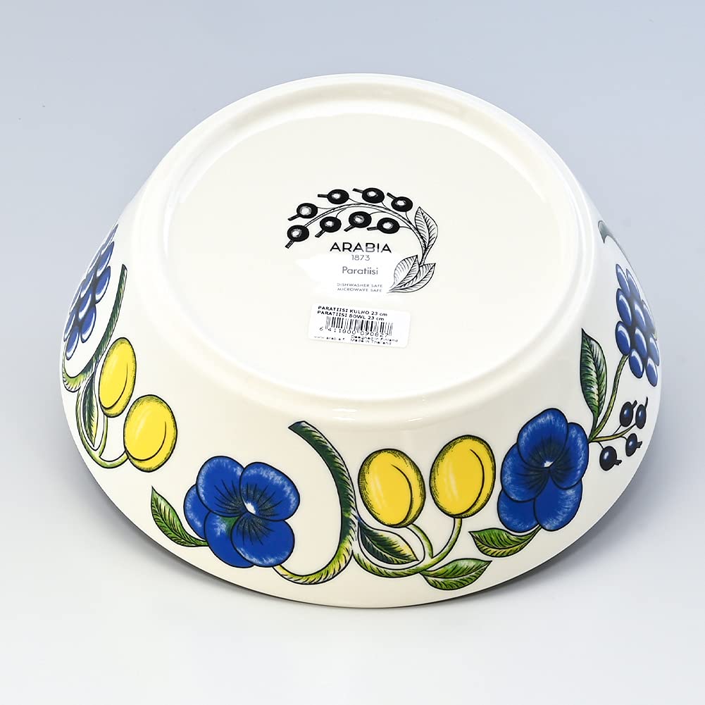 Arabia Paratiisi Yellow Bowl, 23cm, 1005619 [Parallel Import]