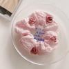 Solid Colour Camellia Flower Hair Ring Female Mori Fresh High Elasticity Scrunchie Sweet Hair Accessories