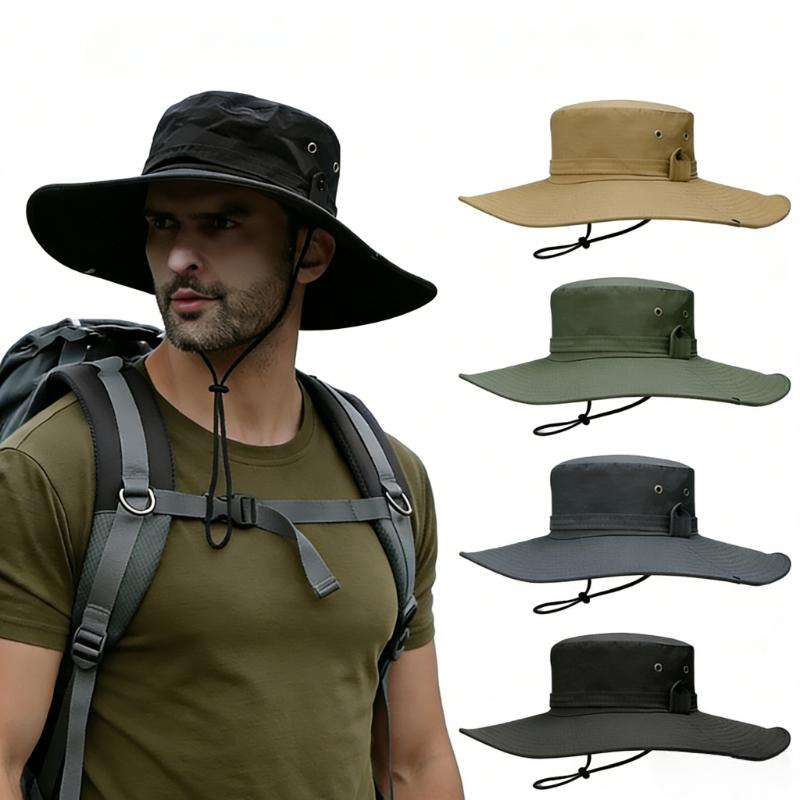 Fishing Hat Summer UV Protection Breathable Mesh Outdoor Sun Hat for Men Women Camping Hiking Beach Travel Panama Sun Hat