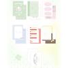Plush Notebook Cute Plush Dot Pattern Journal Diary Refillable Loose Leaf Design Scrapbook For School Notes And Diary