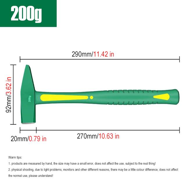 

Shockproof Knock High Carbon Steel Hammer for Home Mechanical Workshop Multifunctional Woodworking Hand Tools 200/300/500g