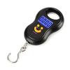 Portable 50Kg 10g Hanging Scale  Digital Scale BackLight Electronic  Fishing Weights Pocket Scale Luggage Scales Black