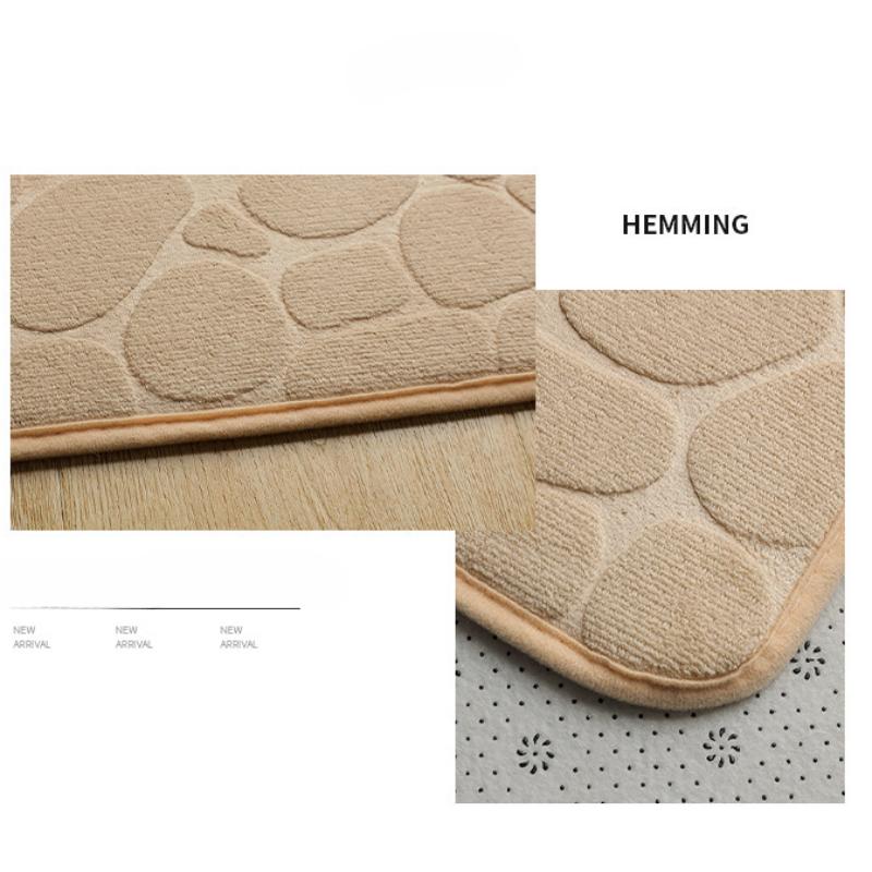 Bathroom Bath Mat Non-slip Carpets In Wash Basin Bathtub Side Floor Rug Shower Room Doormat Memory Foam 3D Pad