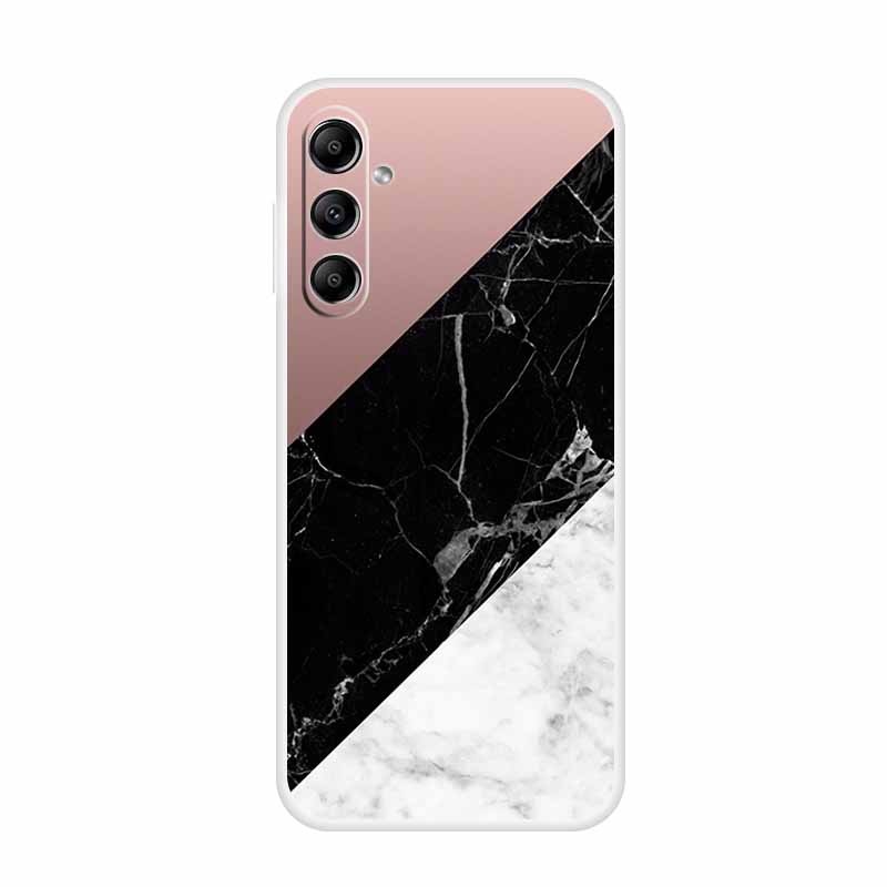 For Samsung Galaxy A14 A34 A54 5G Marble Soft Case Silicone TPU Phone Back Cover Coque for Samsung A 54 34 14 4G Cartoon Fundas