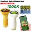 1000X Elektronische Vergrootglas Camera 2 Inch IPS Scherm Handheld HD Microscoop 2MP Lens Mini Draagbare Microscopen met 8 LED Licht