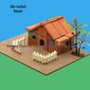 Little Bricklayer DIY Cement House Building Blocks - Educational Toy for Children