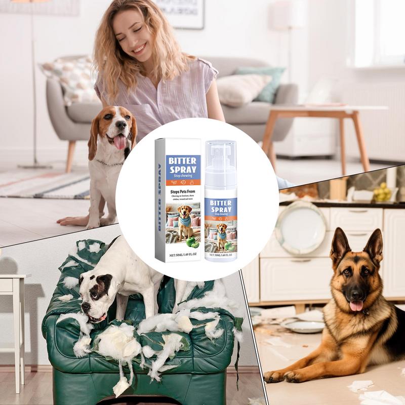 

Спрей с горьким вкусом для собак Средства для дрессировки собак Спрей с горьким вкусом Отпугивающий 50 мл Средства для коррекции поведения Корректор Товары для питомцев Прекратить жевание кусание CHINA