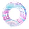 Rainbow and O-Shaped Float Rings for Adults and Children, Starry Sky Pattern, Sparkling, Leak-Resistant, Stable, Perfect for Swimming, Summer