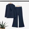 ZANZEA Women Long Sleeve Cardigan Blazer and Pants Casual Two Piece Suit Sets