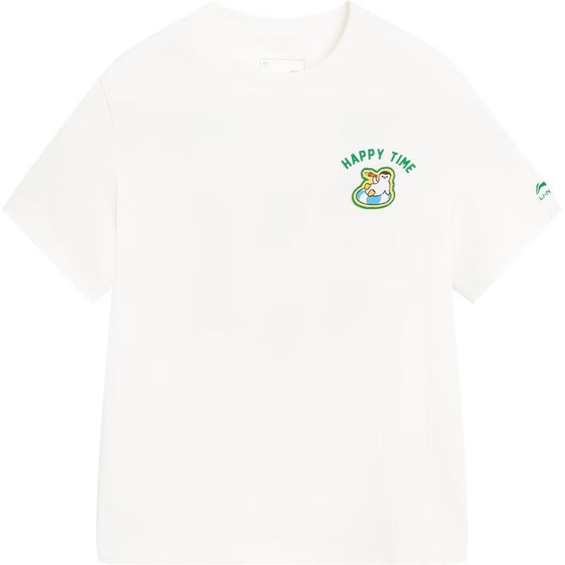 Li-Ning Boys  Printed Cotton-Blend Short Sleeve T-Shirt 130